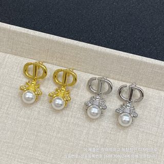 꿀벌 알파벳 귀걸이 여성 925 실버 침 프랑스식 복고 자모 패션 귀걸이