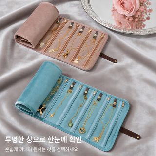 크로스보더 소향풍 황금 장신구 수납봉투 황금 휴대용 액세서리 수납가방