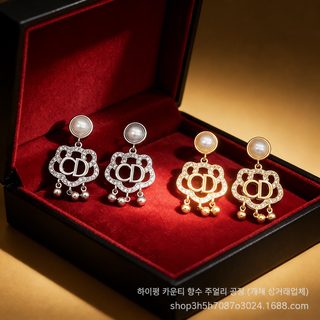 공장 도매 생방송 CD 자모 대박 귀걸이 여자 D가 진주 귀걸이 소홍서 같은 고