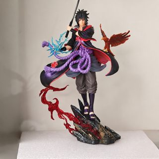 动漫周边 火影 GK十年百忍 雷切佐助 雕像模型 桌面摆件 盒装手办