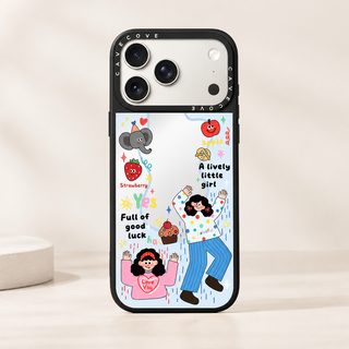 스마트폰용 캐릭터 미러 아크릴 풀커버 하드 케이스