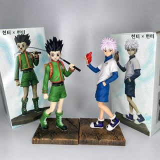 헌터×헌터 곤 키르아 GK 피규어 PVC 애니 굿즈 박스형 데스크테리어 장식 모