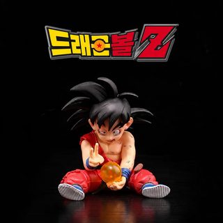 칠룡주 수판전 손상 오공 앉은 자세 샤오 맨손 용주 모형 수판 장식품 대리