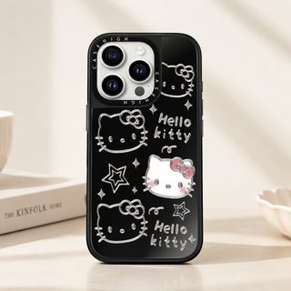 아이폰용 고양이 캐릭터 미러 아크릴 하드 케이스