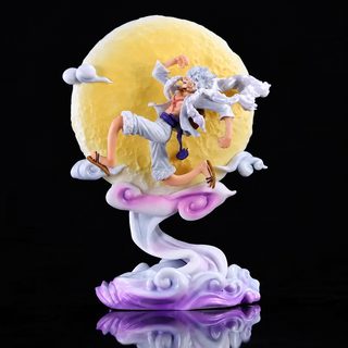 海贼王 飞云踏月五档尼卡追月路飞 动漫手办批发 可发光摆件批发
