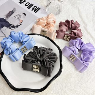 한국 고급감 알파벳 헤어링 여성 기질 대장권 머리끈 묶다 포니테일 우아한