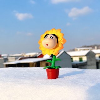 해바라기 크레용 신짱 12cm 블라인드박스 피규어 장식 소품 선물
