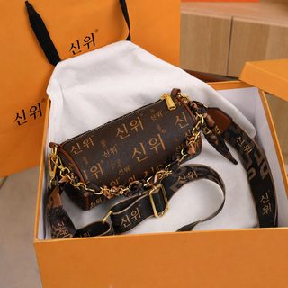 여성 원통형 크로스백 2026 신상 레터링 미니 숄더백 데일리 패션 가방