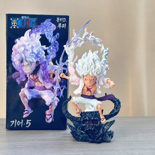 海贼王五档尼卡路飞手办坐姿动漫模型公仔创意汽车载摆件玩偶礼物