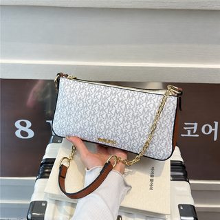 여성 트리플 클래식 마작백 숄더 크로스백 캐주얼 알파벳 작은 가방 겨드랑