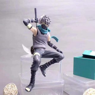 나루토 카카시 피규어 16cm 솔리드 PVC 차량용 PC 케이스 케이크 장식