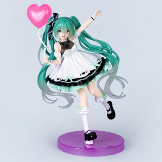 하츠네 미쿠 피규어 생일파티 애니 캐릭터 미소녀 PVC 조립식 20.5cm 탁상 장