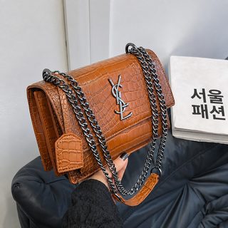 크로스보더 가방녀 2026 신상 가방 고급감 구미 복고 체인 주신백 패션 숄더 크로스백