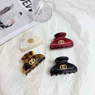 소향 호형 클러치 소중 디자인 빈티지 머리핀 고급 질감 핑크 뒤통수 백합