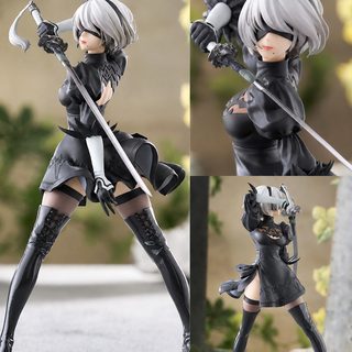GK DH 니어 오토마타 2B 피규어 18cm PVC 애니 캐릭터 장식 모델 선물