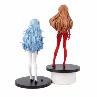 미소녀 시리즈 EVA 긴 머리 붉은 옷 능보리 명일향 극장판 역 자세 모형 애니메이션 피규어 도매