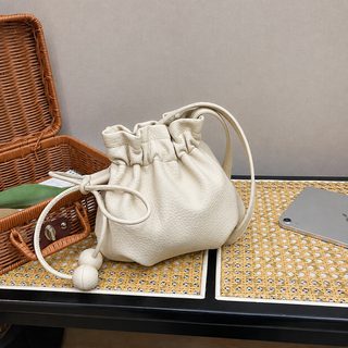 26 크로스보더 신형 서양식 질감 백합 여성 숄더 크로스 복주머니 가방 고급