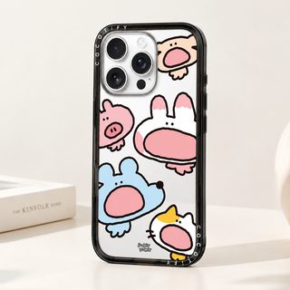 아이폰용 귀여운 동물 캐릭터 아크릴 자석 하드 케이스