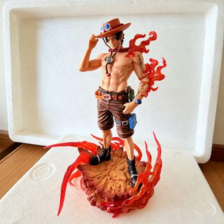 원피스 에이스 양팔 십자가 판타지 피규어 24cm 애니메이션 PVC 장식 모델