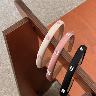 신상 소향풍 단면 머리핀 머리띠 가는 테두리 머리띠 세수 백합 외출 여름