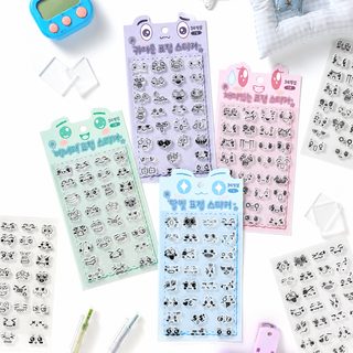 열진 심정 일기 투명 인장 수장 인장 크로스보더 어린이 인장 수장 인장 diy