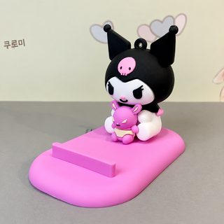 아이디어 삼려구 쿠로미 피규어 핸드폰 받침대 귀여운 데스크톱 장식 장식
