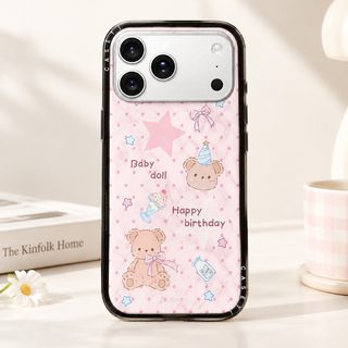 아이폰용 귀여운 동물 일러스트 아크릴 하드 휴대폰 케이스