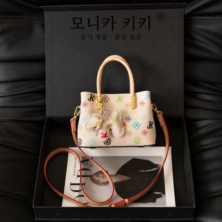 여성 빈티지 모노그램 미디엄 토트백 2026 신상 출근용 크로스백 숄더백