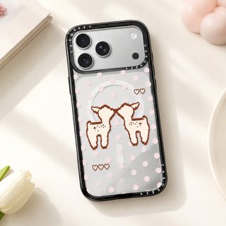 C가 구양나나의 소녀 치스 애플 17promax 휴대전화 케이스 아이폰16pro 사슴 15