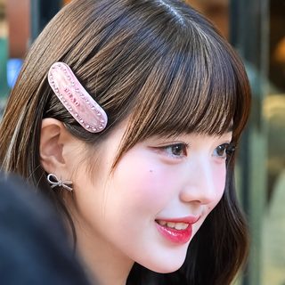 장원영 같은 컬러 P가 초산 스프링 클립 빈티지 소규모 정교하고 세련된 멋쟁이 머리핀 유해변 클립