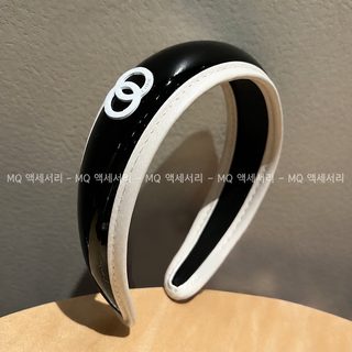 향 할머니 흑백 고전 충돌색 머리띠 뮤 아가씨 자모 뚱뚱한 스펀지 머리띠
