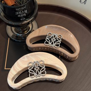 나무무늬 달 잡기 집게 지르코늄 드릴 빈티지 소규모 대호 발량 다발 집게