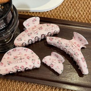 플라워 아세테이트 소향풍 클립 빈티지 소중 정교한 기질 달콤한 머리핀 유