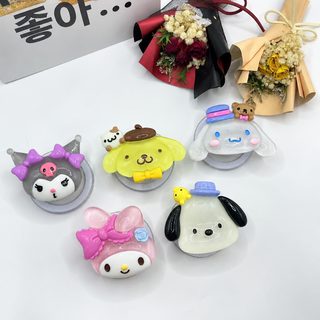 산리오 캐릭터 자석식 휴대폰 거치대 쿠로미 시나모롤 폼폼푸린 마이멜로