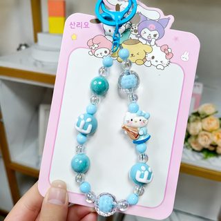 산리오 하트 아크릴 스마트폰 스트랩 키링 가방·이어폰 파우치·폰케이스