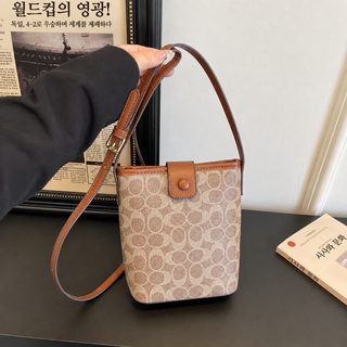 노화 경사 공장 패션 백합 심플한 여성 프린트 작은 핸드폰 가방 여름 서양