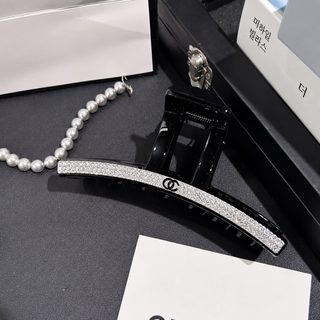 울트라 플래시 다이아 일자 큰 사이즈 상어 집게 작은 향기 자모 머리핀 뒤