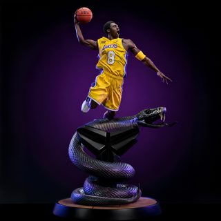 NBA 블랙 맘바 코비 핸드메이드 농구 스타 코비의 정품 모형 장식품 조각상 전설 재현