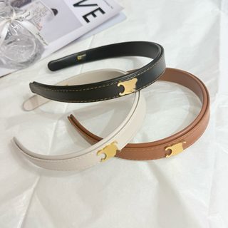 소향풍 봄여름 신상 가죽 머리띠 심플 패션 고급감 머리띠 머리장식 도매