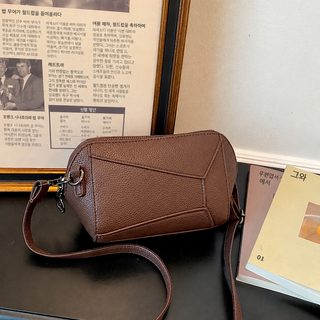 크로스보더 서양식 빈티지 기하학적 접합 고급감 여성 가방 2026 신형 패션