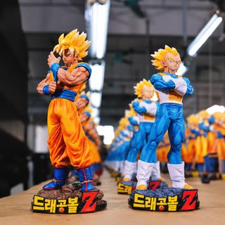드래곤볼 여진 공명 손오공 베지터 슈퍼 사이어인 스탠딩 피규어 모델 장식