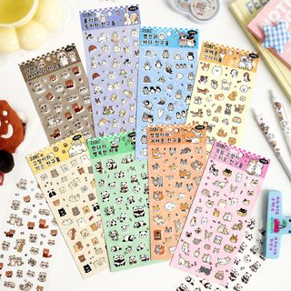 열진문창 스티커 귀염둥이 애완 어린이 스티커 크로스보더 스티커 어린이 만화 스티커 diy 손장부 스티커