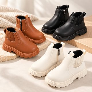 남아 여아 키즈 마틴부츠 합성가죽 로우 앵클부츠 봄가을 영국풍 아동 캐주
