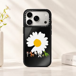 데이지 캐릭터 블랙 미러 자석 부착 하드 휴대폰 케이스