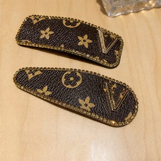 고품질 큐빅 올드 플라워 헤어핀 옆 앞머리 집게 BB 클립 백합 가을과 겨울 헤어 장식 동대문