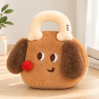 강아지 인형 온수주머니 350ml 손잡이형 보온 물주머니