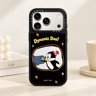 C집 파트너 강아지 펭귄 총 쏘기 MagSafe 자기 흡입 적용 애플 17promax 휴대전화