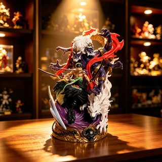 地狱索隆海贼王手办阿修罗阎魔动漫手办模型桌面摆件批发造型潮玩
