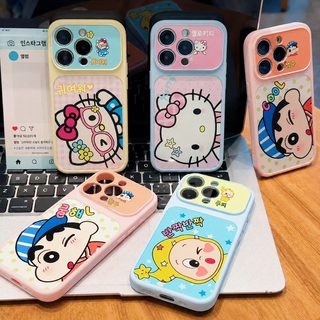 可爱三丽鸥和小新头像iPhone17promax苹果16手机壳15康宁14柔彩13