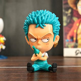 Q판 해적왕 캐릭터 앉은 자세 PVC 피규어 8~10cm 블라인드 박스 장식품